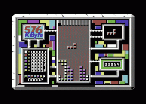 Tetris Screenshot 1 (Commodore 64)