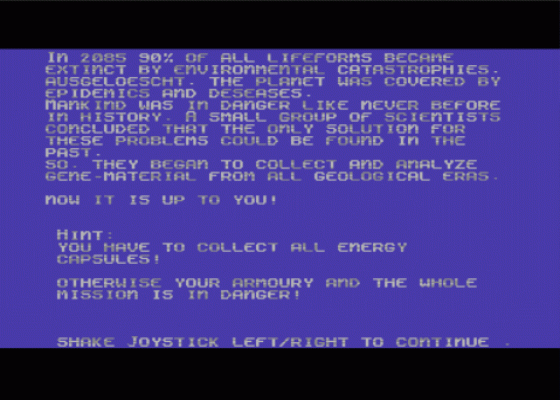 Into Hinterland World Screenshot 12 (Commodore 64/128)