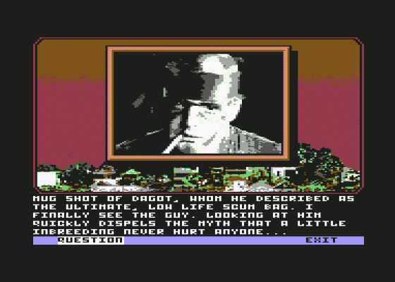 Mean Streets Screenshot 14 (Commodore 64/128)