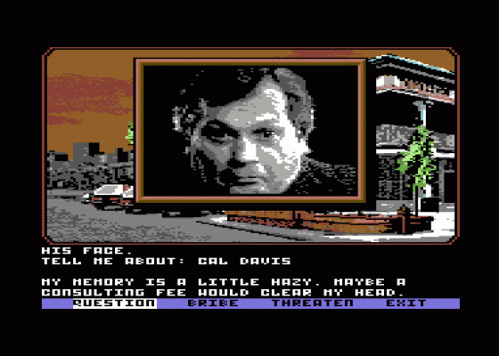Mean Streets Screenshot 29 (Commodore 64/128)