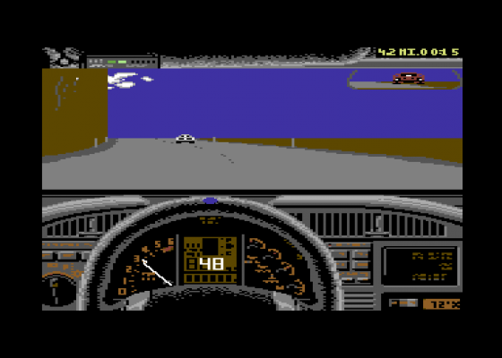 Test Drive The Supercars Screenshot 9 (Commodore 64)