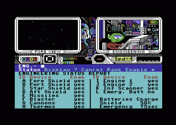 Psi-5 Trading Company Screenshot 8 (Commodore 64)