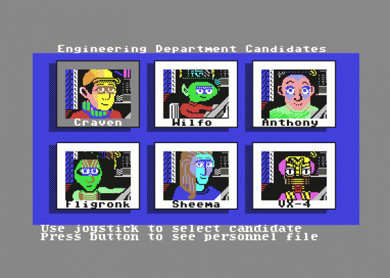 Psi-5 Trading Company Screenshot 26 (Commodore 64)