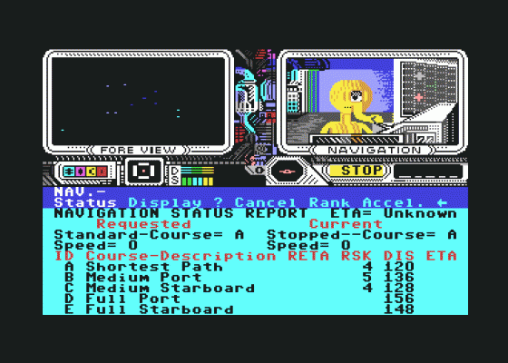 Psi-5 Trading Company Screenshot 28 (Commodore 64)