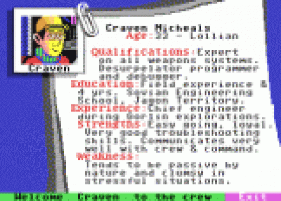 Psi-5 Trading Company Screenshot 51 (Commodore 64)