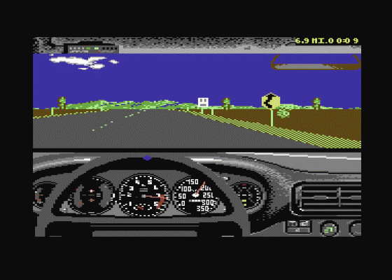 Test Drive 2: The Duel Screenshot 17 (Commodore 64/128)