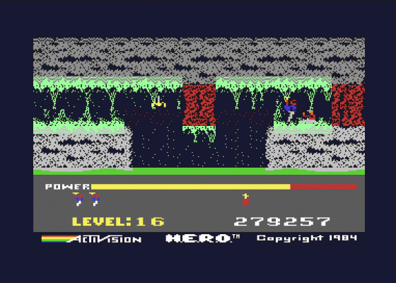 H.E.R.O. Screenshot 10 (Commodore 64/128)