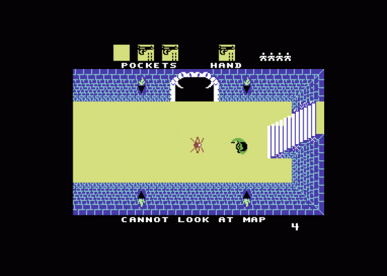 Alcazar: The Forgotten Fortress Screenshot 5 (Commodore 64/128)