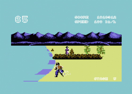 Enduro Racer Screenshot 9 (Commodore 64/128)