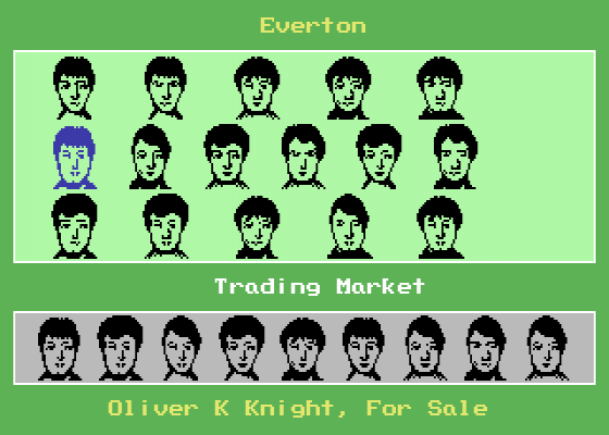 Football Manager 3 Screenshot 8 (Commodore 64/128)