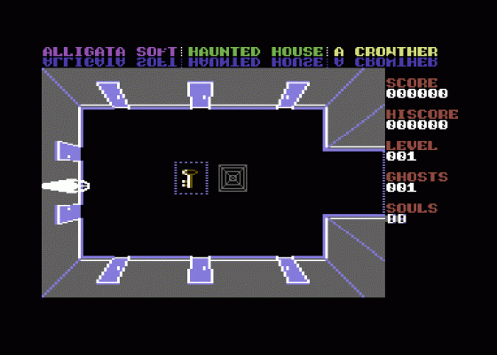 Haunted House Screenshot 1 (Commodore 64)