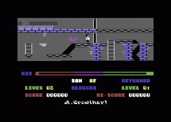 Son Of Blagger Screenshot 1 (Commodore 64)