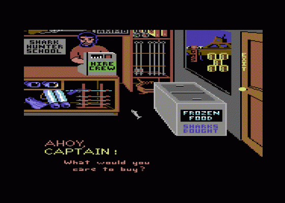 Jaws Screenshot 7 (Commodore 64/128)