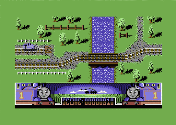 Thomas The Tank Engine And Friends Screenshot 6 (Commodore 64/128)