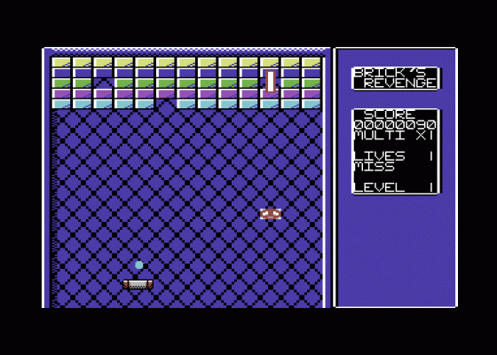 Brick's Revenge Demo Screenshot 5 (Commodore 64/128)