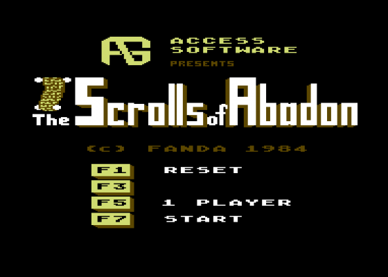 The Scrolls Of Abadon