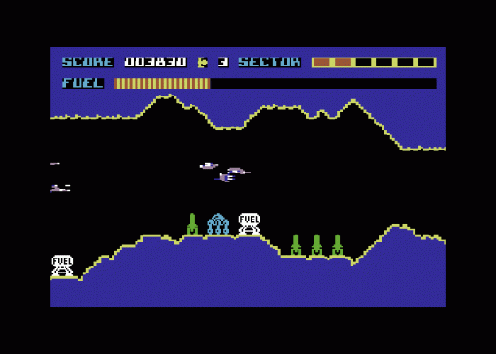 Skramble Screenshot 6 (Commodore 64)