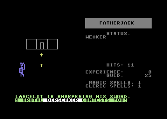 The Standing Stones Screenshot 6 (Commodore 64)