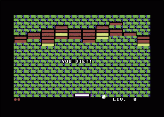 Arkadenoid Screenshot 12 (Commodore 64/128)