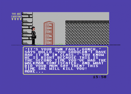 Grange Hill Screenshot 21 (Commodore 64)