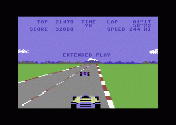 Pole Position Screenshot 6 (Commodore 64)