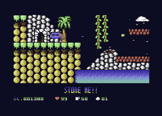 CaveMania Screenshot 11 (Commodore 64/128)