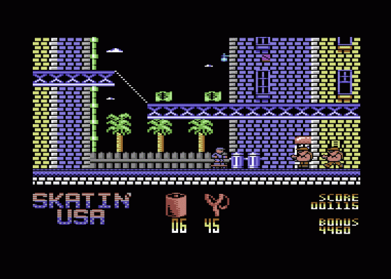 Skatin' Usa Screenshot 7 (Commodore 64/128)