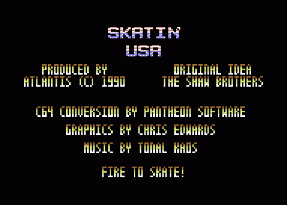 Skatin' Usa Screenshot 9 (Commodore 64/128)