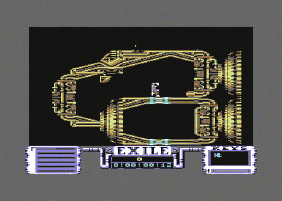 Exile Screenshot 1 (Commodore 64)