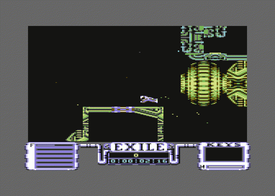 Exile Screenshot 30 (Commodore 64/128)