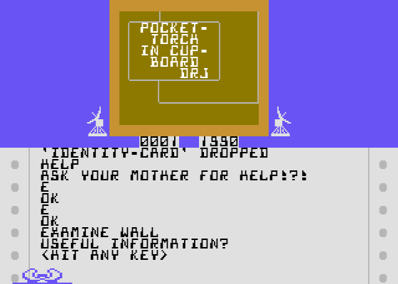 Time Traveller Screenshot 18 (Commodore 64)