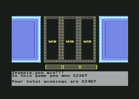 High Rollers Screenshot 6 (Commodore 64/128)