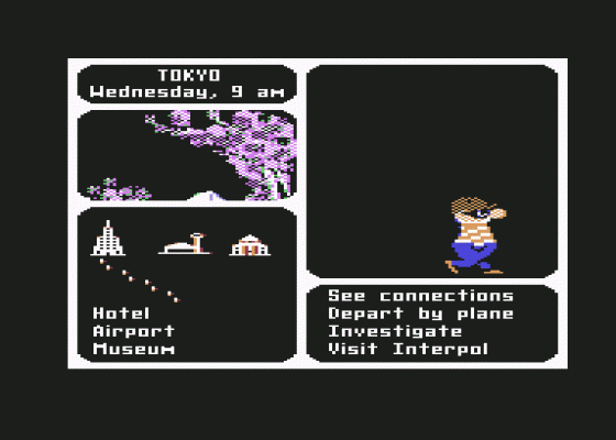 Where In The World Is Carmen Sandiego? Screenshot 12 (Commodore 64)