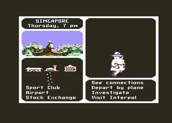 Where In The World Is Carmen Sandiego? Screenshot 15 (Commodore 64)