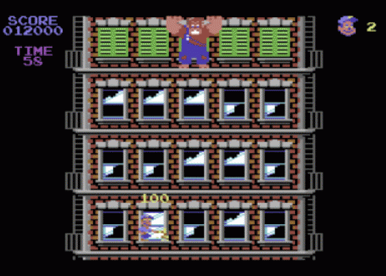 Fix-It Felix Jr. Screenshot 10 (Commodore 64/128)