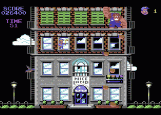 Fix-It Felix Jr. Screenshot 33 (Commodore 64/128)