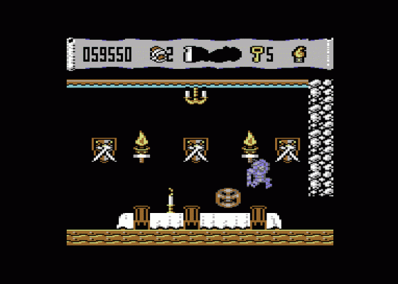 Prince Clumsy Screenshot 5 (Commodore 64/128)