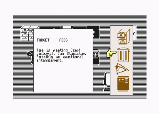 The Fourth Protocol Screenshot 8 (Commodore 64)