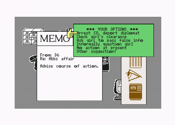 The Fourth Protocol Screenshot 10 (Commodore 64)