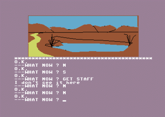 The Golden Baton Screenshot 6 (Commodore 64)