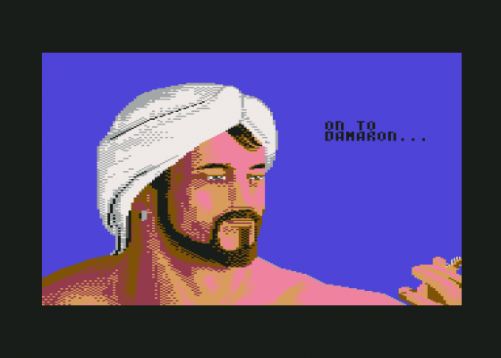 Sinbad And The Throne Of The Falcon Screenshot 15 (Commodore 64/128)