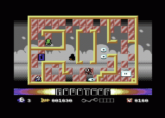 Sergeant Seymour Robot Cop Screenshot 7 (Commodore 64/128)