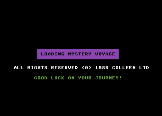 Mystery Voyage Screenshot 5 (Commodore 64/128)