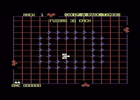 Solar Fox Screenshot 1 (Commodore 64)