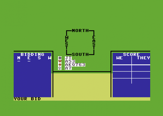 Bridge Player 2 Screenshot 1 (Commodore 64)