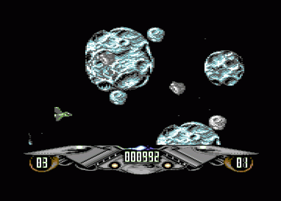 Parsec Screenshot 1 (Commodore 64)