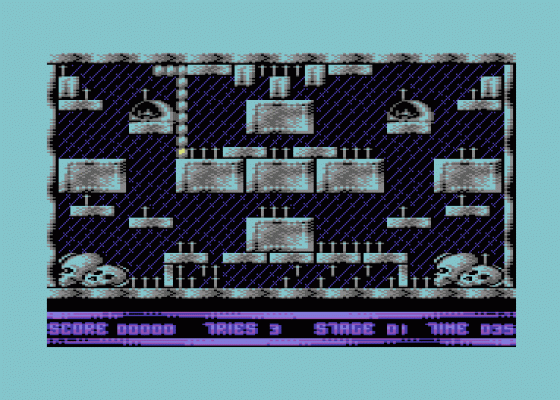 Snake Attack Screenshot 1 (Commodore 64)