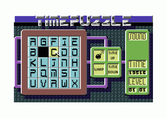 Timepuzzle Screenshot 1 (Commodore 64)