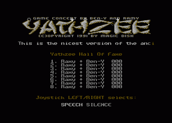 Yathzee