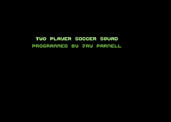 2 Player Soccer Squad Screenshot 8 (Commodore 64/128)